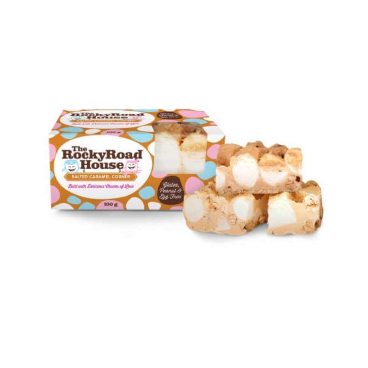 The Rocky Road House - Salted Caramel Corner – 100g - Funky Gifts NZ