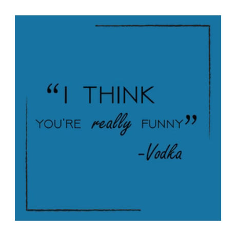 Ceramic Coaster - Really Funny Vodka - Funky Gifts NZ