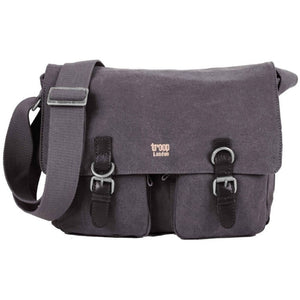 Troop Classic Messenger Bag - Charcoal TRP0210 - Funky Gifts NZ