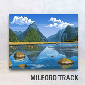 Paint By Numbers - Milford - Funky Gifts NZ