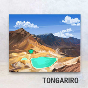 Paint By Numbers - Tongariro - Funky Gifts NZ