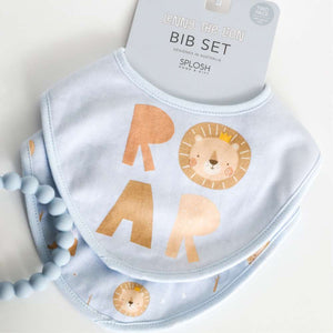 Splosh Baby Lion Bib Set - Funky Gifts NZ