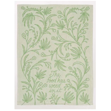 Tea Towel - Weed In It - Blue Q - Funky Gifts NZ