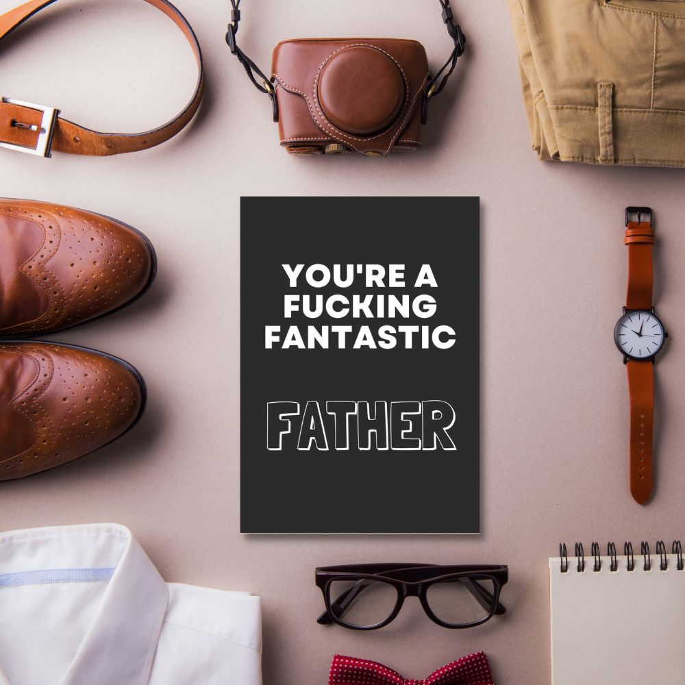 Greeting Card - Fantastic Father - Funky Gifts NZ