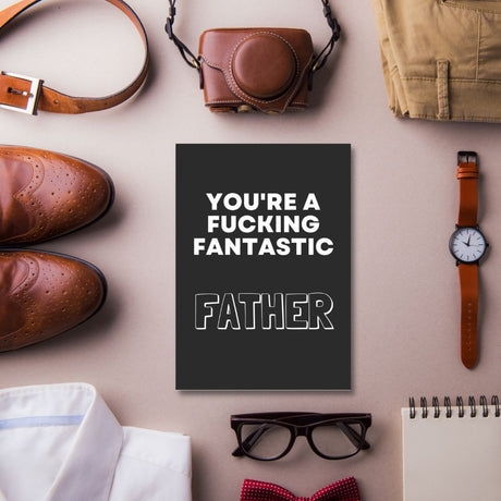 Greeting Card - Fantastic Father - Funky Gifts NZ