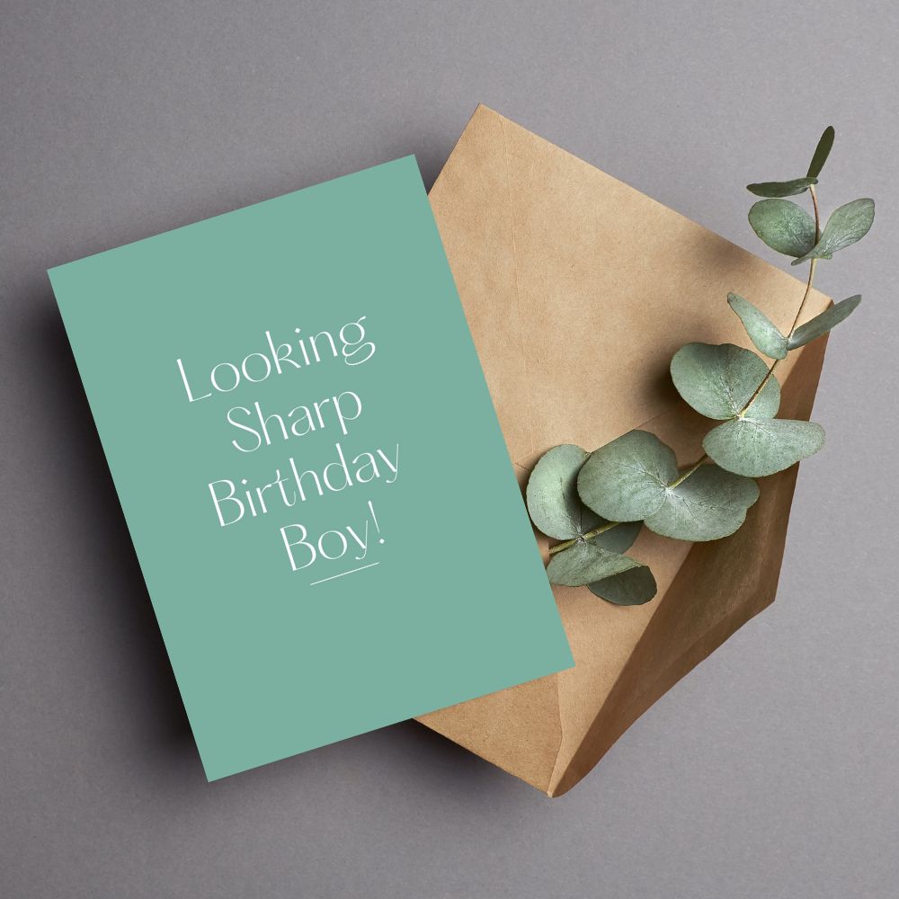 Greeting Card - Looking Sharp - Funky Gifts NZ