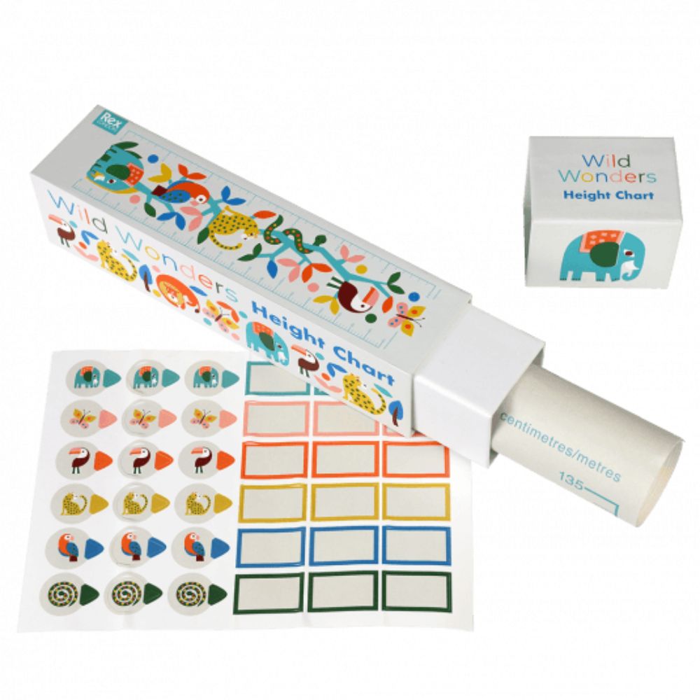 Wild Wonders Height Chart - Funky Gifts NZ