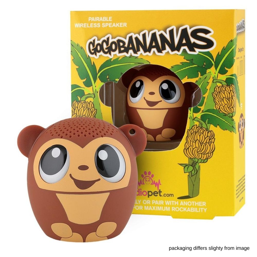 My Audio Pet Bluetooth Speaker - Monkey - Funky Gifts NZ