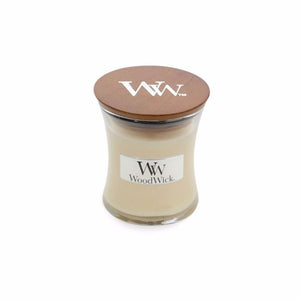 Small WoodWick Scented Soy Candle - Vanilla Bean - Funky Gifts NZ