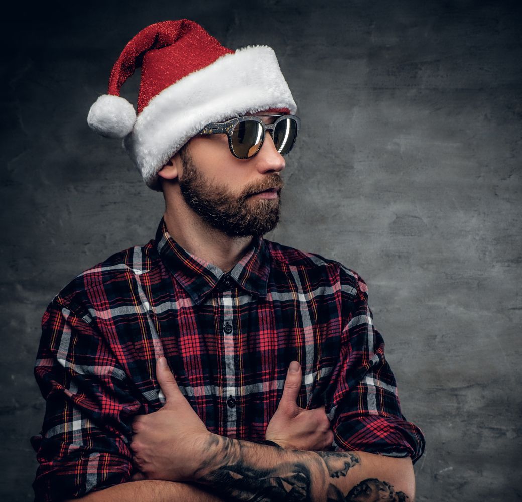 man with santa hat nz gift ideas