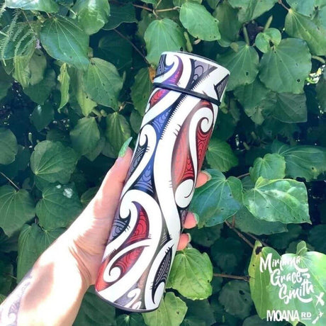 drink bottle with te reo design