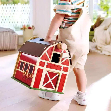 Hape Happy Farm House - Funky Gifts NZ