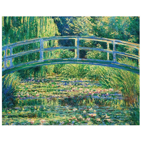 1000pc Bridge Over a Pond of Water Lilies - Funky Gifts NZ