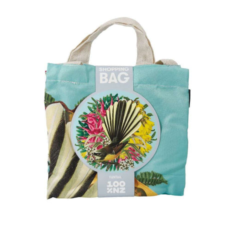 Botanical Fantail Shopping Bag - Funky Gifts NZ