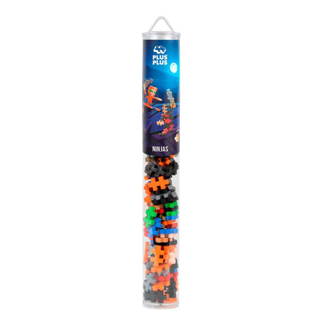 Plus Plus Ninja Mix 100pc Tube - Funky Gifts NZ