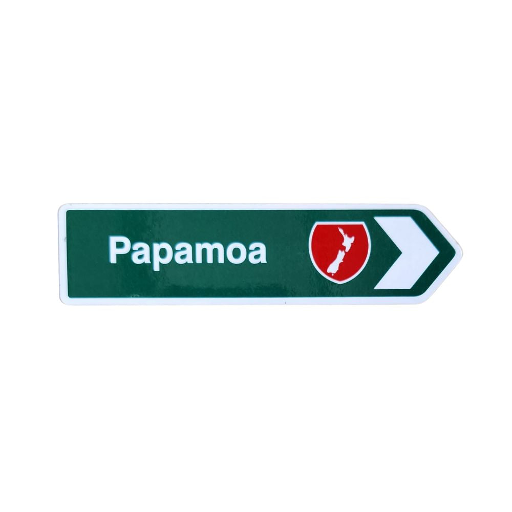 NZ Road Sign Magnet - Papamoa - Funky Gifts NZ