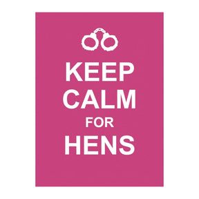 Keep Calm For Hens Gift Book - Funky Gifts NZ