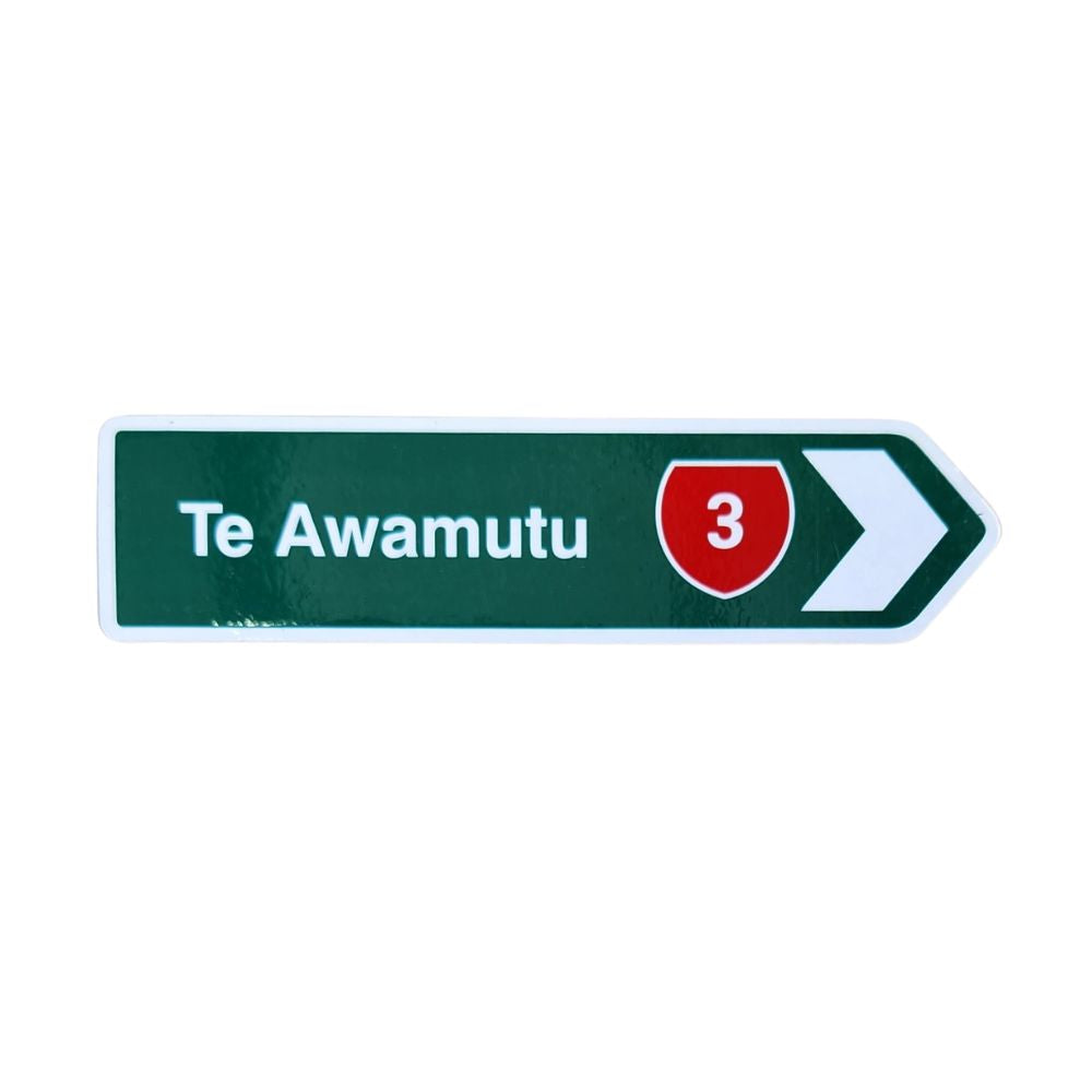 NZ Road Sign Magnet - Te Awamutu - Funky Gifts NZ