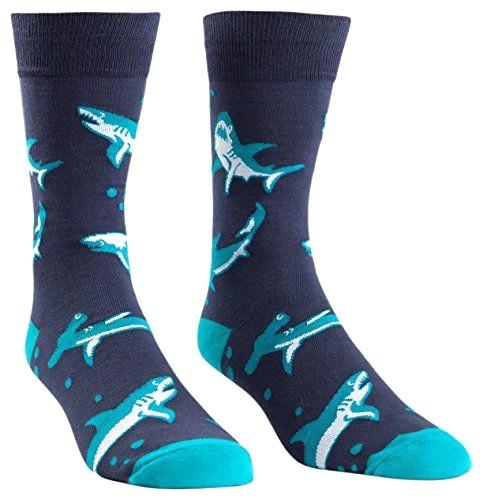 Sock It To Me - Men's Crew Socks - Shark Attack - Funky Gifts NZ