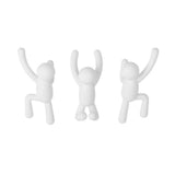 Umbra Buddy Hooks - White (set of 3) - Funky Gifts NZ