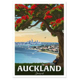 A4 Travel Poster - Auckland Devonport - Funky Gifts NZ