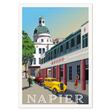 A4 Travel Poster - Napier - Funky Gifts NZ