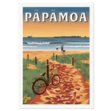 A4 Travel Poster - Papamoa Motiti - Funky Gifts NZ