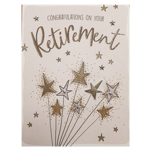 Deluxe Large Greeting Card - Congratulations on your retirement - Funky Gifts NZ