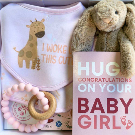 A Little Cute Baby Girl Gift Box - Funky Gifts NZ