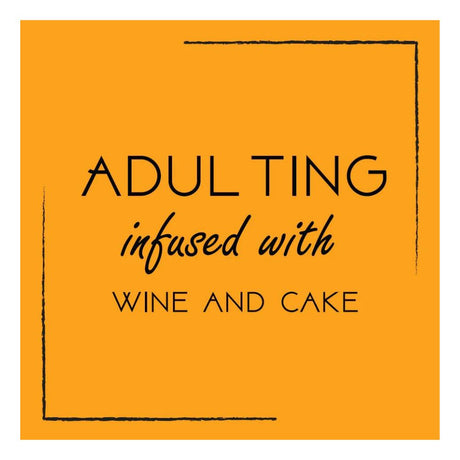 Ceramic Coaster - Adulting - Funky Gifts NZ