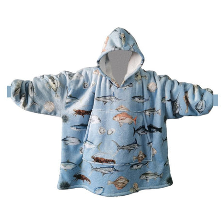 Adults Mega Hoodie - Fishing Club - Funky Gifts NZ