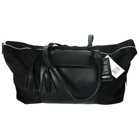Akaroa Overnight Bag - Black - Funky Gifts NZ