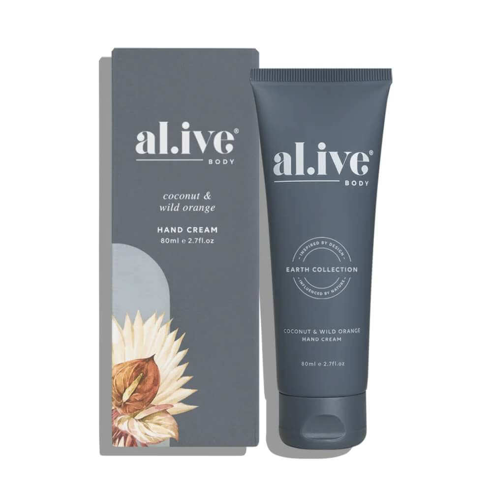 Al.ive Hand Cream - Coconut & Wild Orange - Funky Gifts NZ