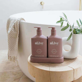 Al.ive Body Wash & Body Raspberry Blossom & Juniper Duo Pack - Funky Gifts NZ