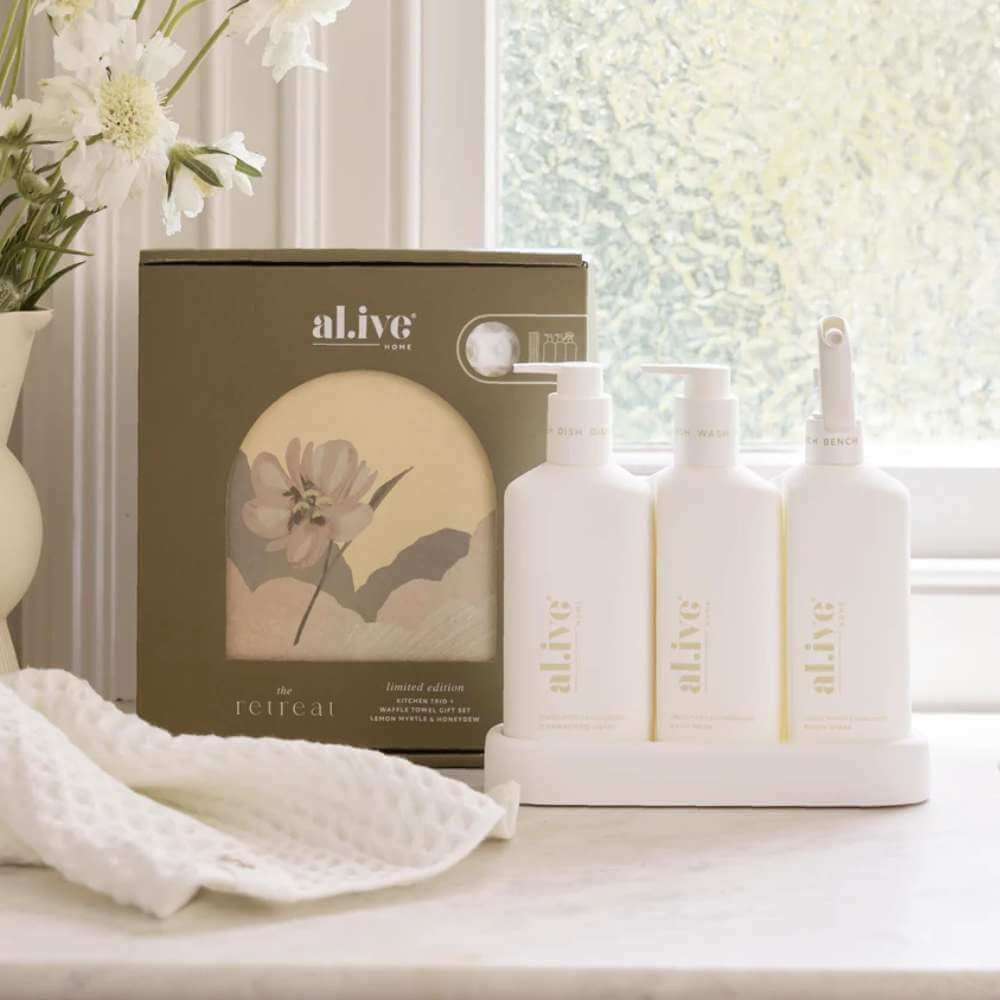 Al.ive Body Kitchen Trio & Towel Gift Set - Funky Gifts NZ