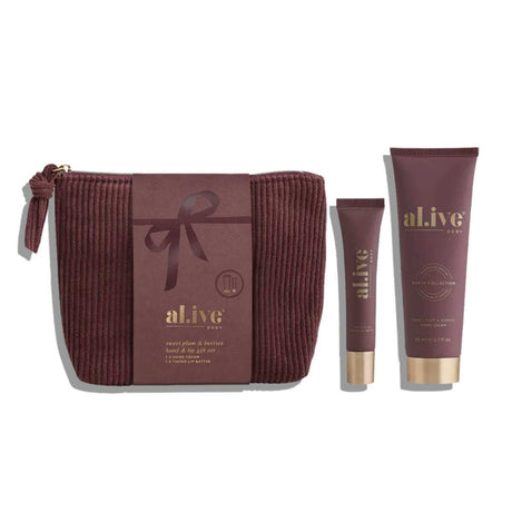 Al.ive Body Hand & Lip Gift Set - Sweet Plum & Berries - Funky Gifts NZ
