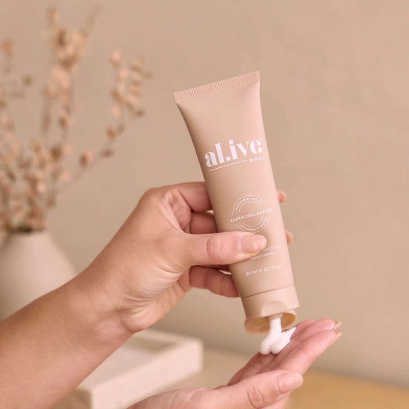 Al.ive Body Hand Cream - Apricot & Sweet Fig - Funky Gifts NZ