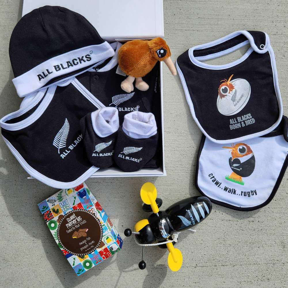 All Blacks Baby Gift Box - Funky Gifts NZ