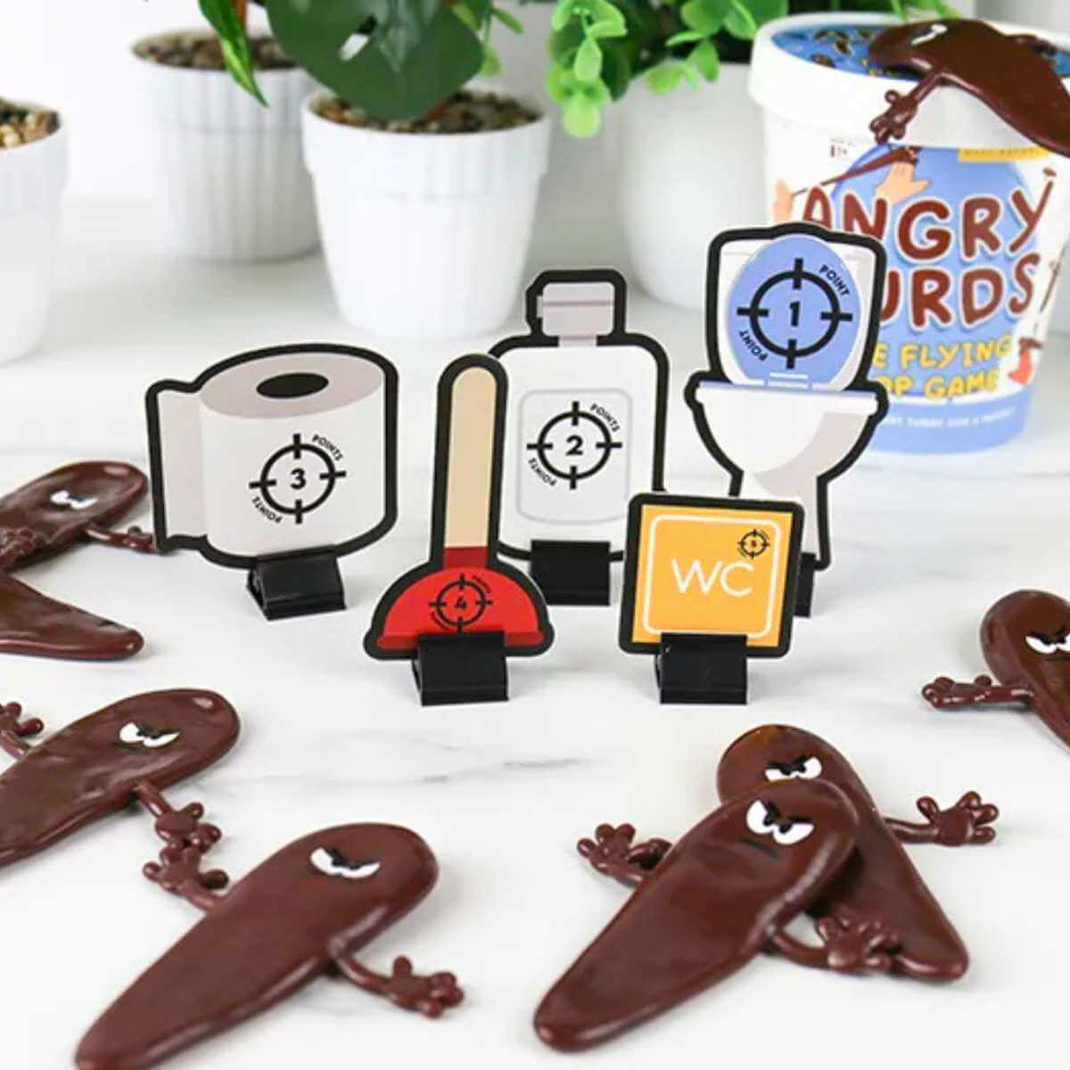 Angry Turds – The Flying Poop Game - Funky Gifts NZ