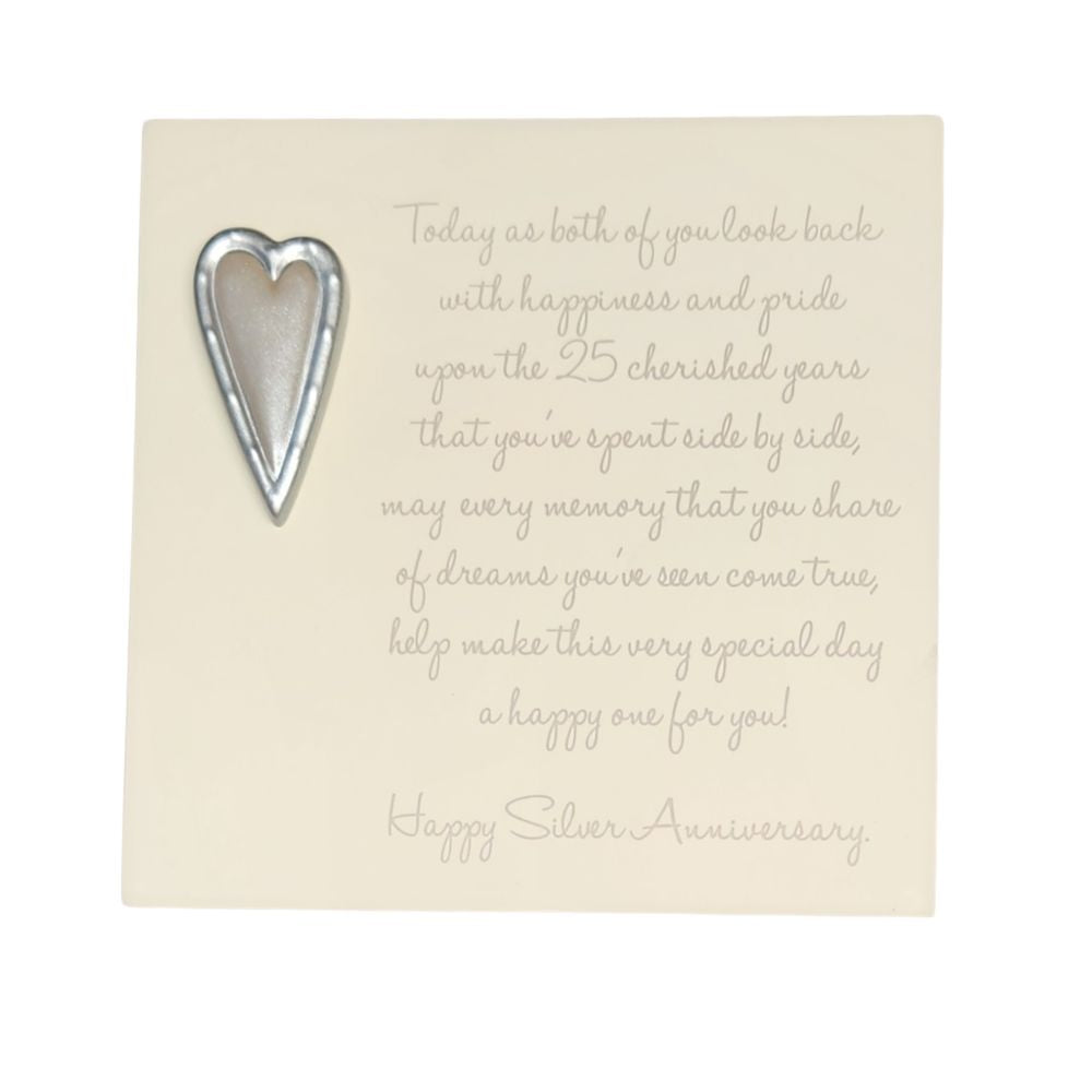 Silver Anniversary Verse - Funky Gifts NZ