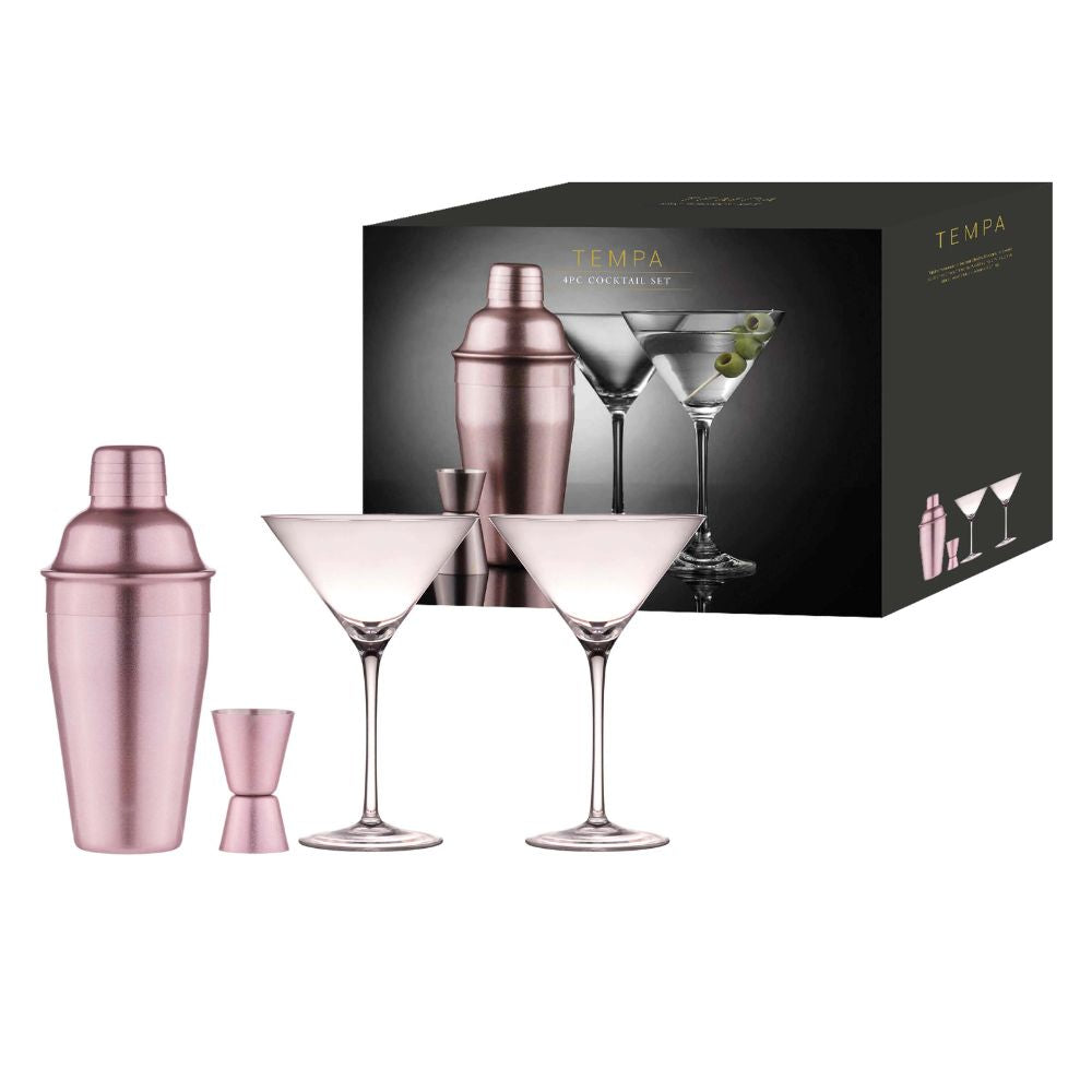 Aurora Blush 4pc Cocktail Set - Funky Gifts NZ