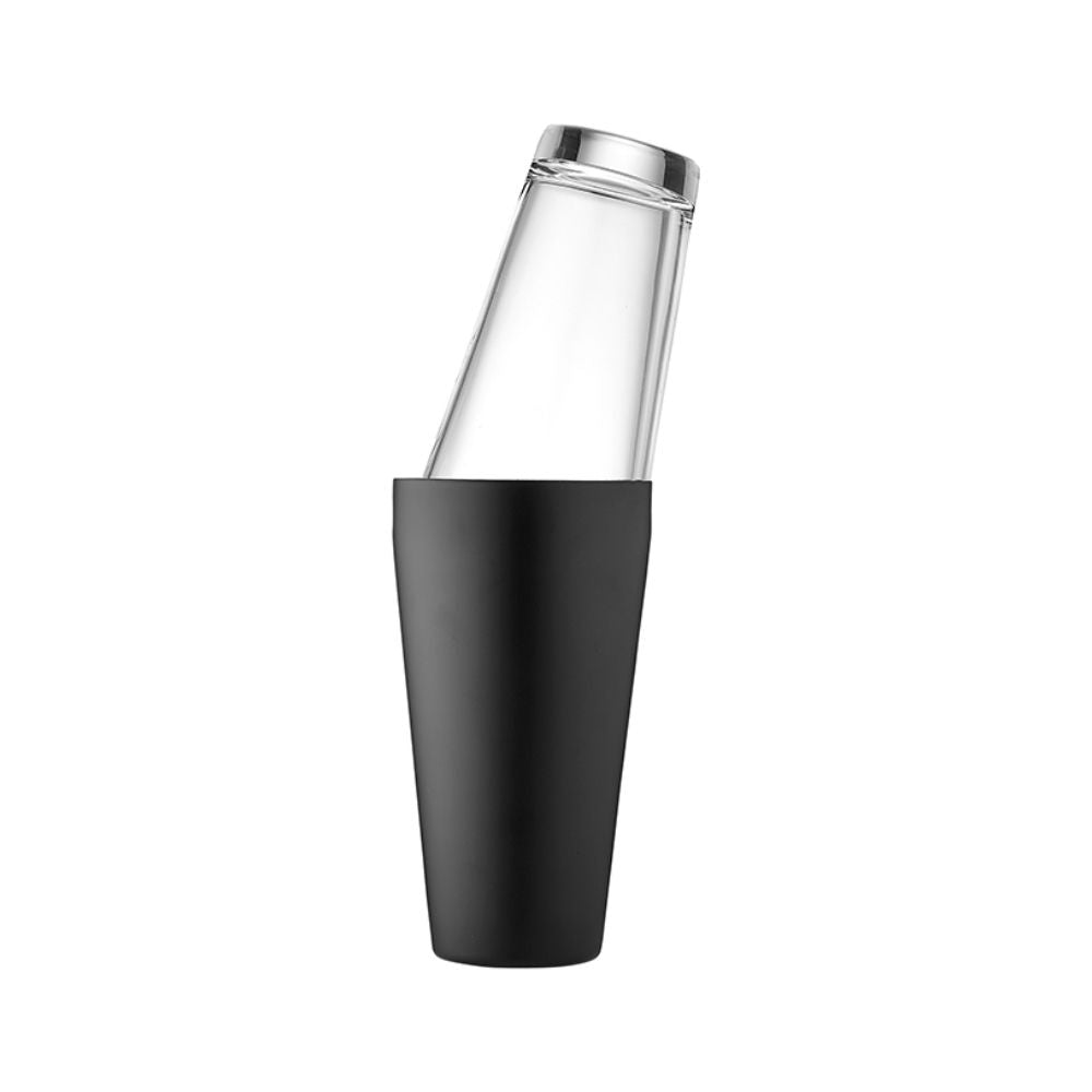 Tempa Aurora Boston Cocktail Shaker - Matte Black - Funky Gifts NZ