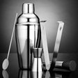 Tempa Aurora 5pc Cocktail Set - Silver - Funky Gifts NZ