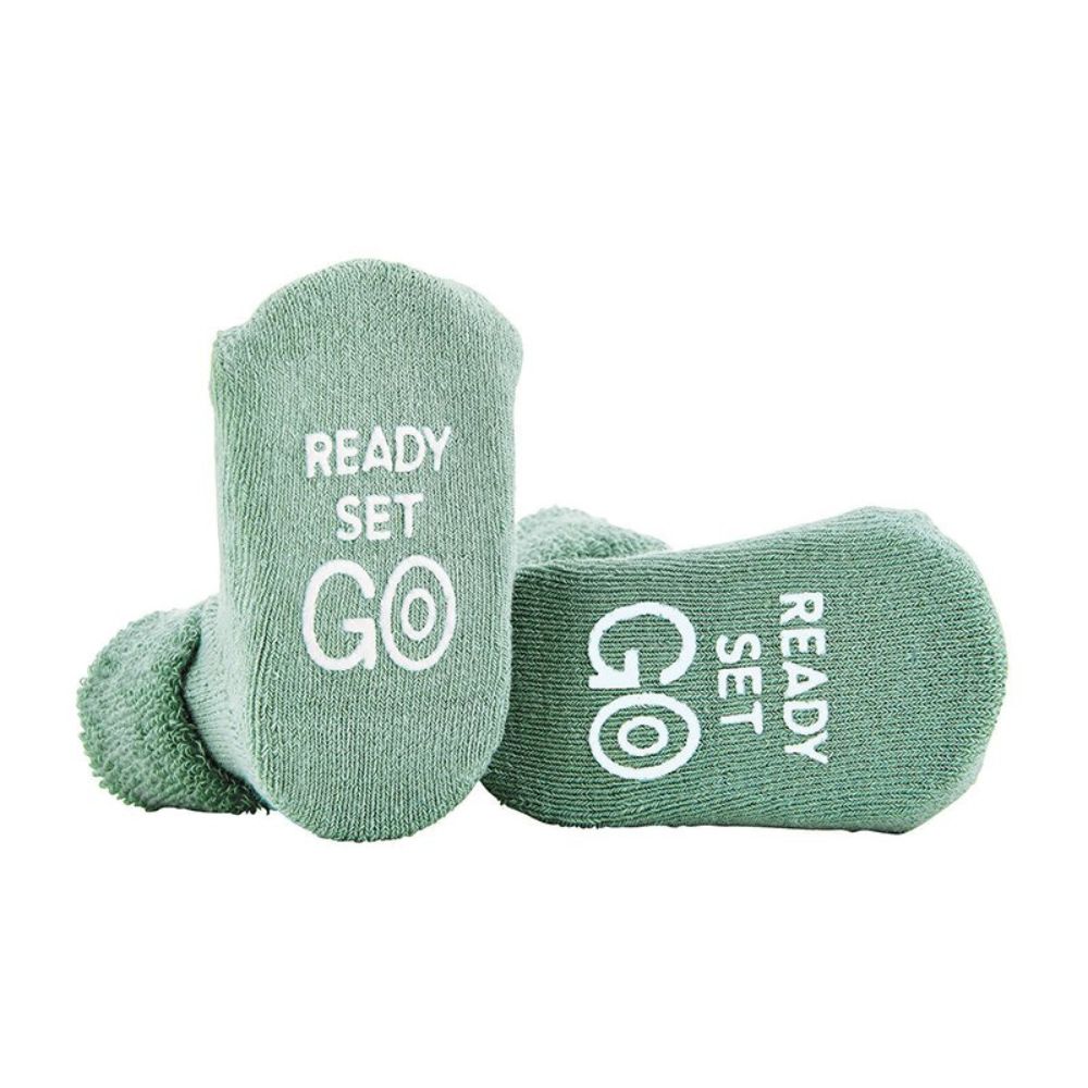 Baby Sock - Ready Set Go - Funky Gifts NZ