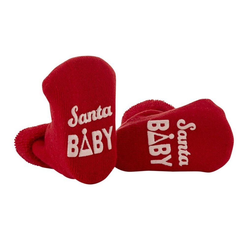 Baby Sock - Santa Baby - Funky Gifts NZ