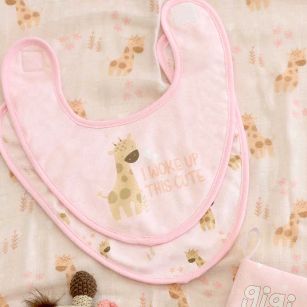 Splosh Baby Giraffe Bib Set - Funky Gifts NZ