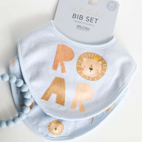 Splosh Baby Lion Bib Set - Funky Gifts NZ