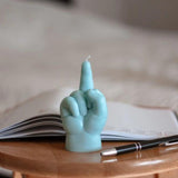 F*ck You Baby Hand Candle - Blue - Funky Gifts NZ