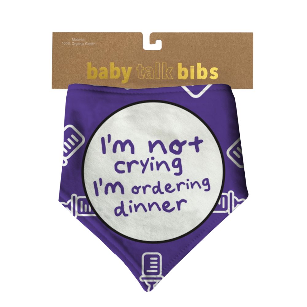 Baby Talk Bibs - I'm Not Crying - Funky Gifts NZ