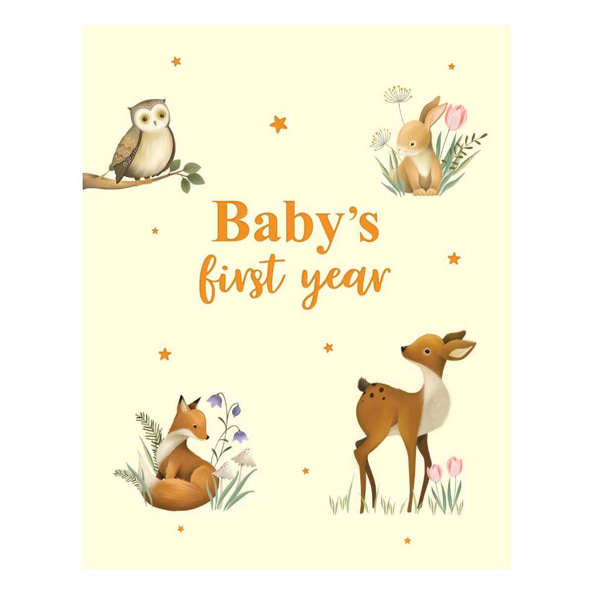Baby Record Book - Baby's First Year - Funky Gifts NZ